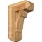 Ekena Millwork Olympic Craftsman Rough Sawn Bracket w/ Offset Brace, Western Red Cedar, 8"W x 18"D x 26"H BKT0806X18X26OLY04RWR - alternate 1